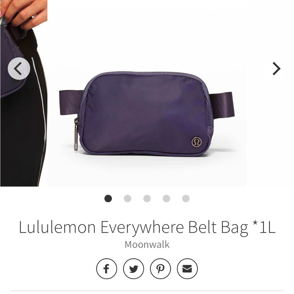 Lululemon everywhere belt bag MOONWALK